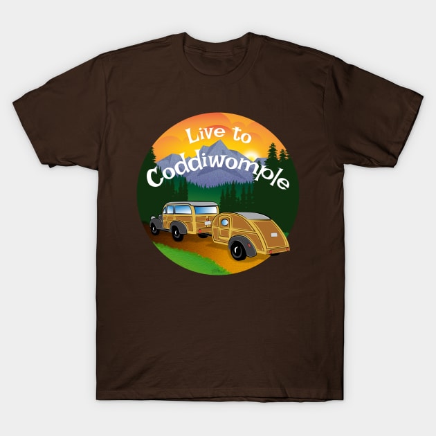 Live to Coddiwomple T-Shirt by NN Tease